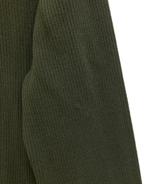 OMMO（オーエムエムオー）OMMO (オーエムエムオー) BLOCKING PEPLUM KT CD オリーブ サイズ:38の古着・服飾アイテム