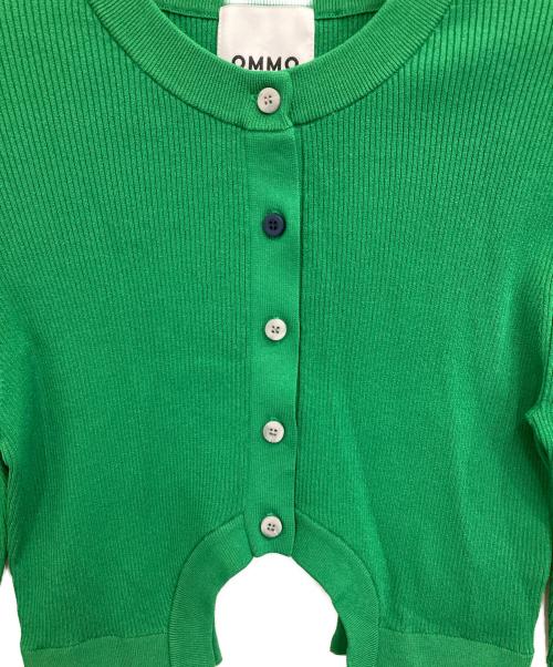 OMMO（オーエムエムオー）OMMO (オーエムエムオー) CIRCLE CUT SHERR SLEEVE KT CD グリーン サイズ:38の古着・服飾アイテム