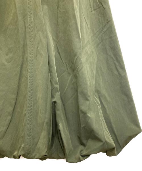 OMMO（オーエムエムオー）OMMO (オーエムエムオー) LAYERED BALLOON CAMI OP オリーブ サイズ:Freeの古着・服飾アイテム