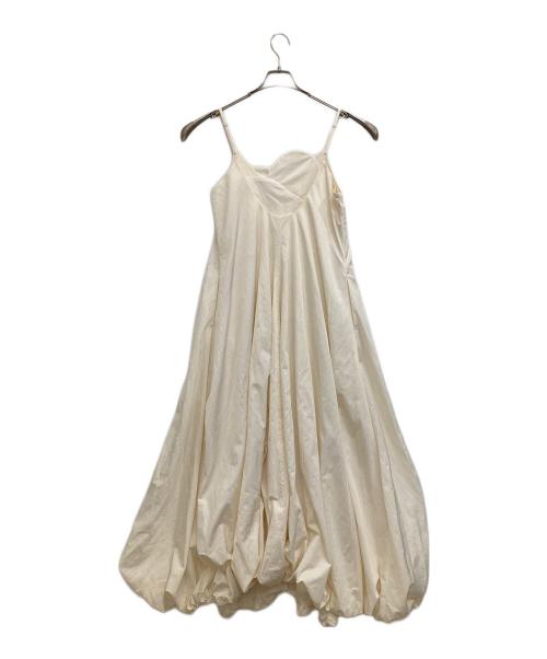 OMMO（オーエムエムオー）OMMO (オーエムエムオー) LAYERED BALLOON CAMI OP アイボリー サイズ:freeの古着・服飾アイテム