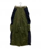 MAISON SPECIALメゾンスペシャル）の古着「Bicolor Cargo Pants」｜オリーブ