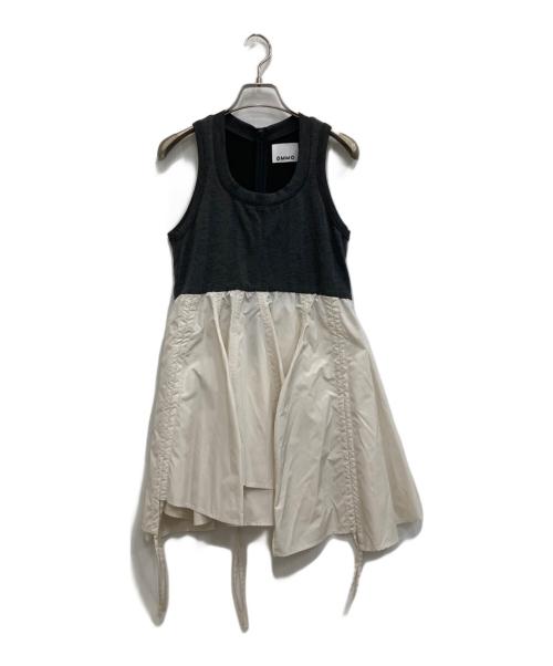 OMMO（オーエムエムオー）OMMO (オーエムエムオー) GATHER DOCKING TANK グレー サイズ:38の古着・服飾アイテム