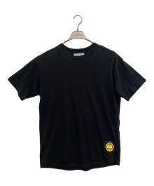 Onitsuka Tiger（オニツカタイガー）の古着「ラバーロゴTシャツ」｜ブラック