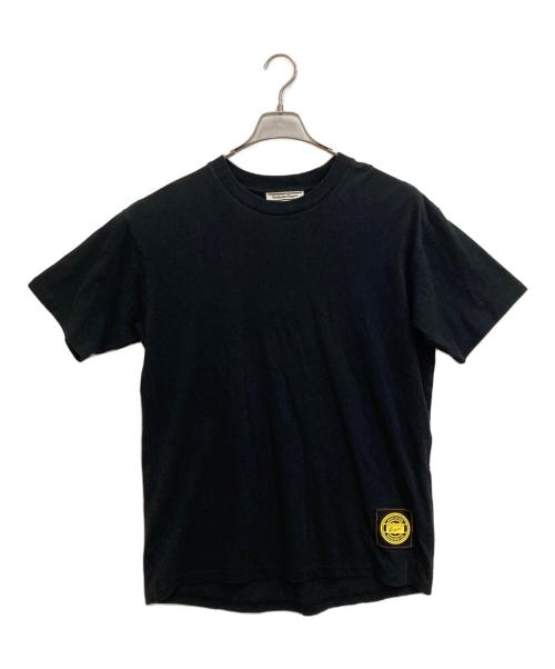 Onitsuka Tiger（オニツカタイガー）Onitsuka Tiger (オニツカタイガー) ラバーロゴTシャツ ブラック サイズ:Ｓの古着・服飾アイテム