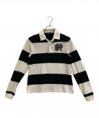 POLO RALPH LAURENポロ・ラルフローレン）の古着「ポロシャツ」｜ホワイト×ブラック
