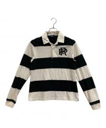 POLO RALPH LAUREN（ポロ・ラルフローレン）の古着「ポロシャツ」｜ホワイト×ブラック