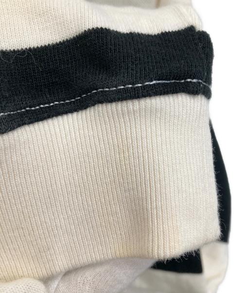 POLO RALPH LAUREN（ポロ・ラルフローレン）POLO RALPH LAUREN (ポロ・ラルフローレン) ポロシャツ ホワイト×ブラック サイズ:Ｍの古着・服飾アイテム
