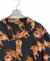 中古・古着 TENDERLOIN(合同会社テンダーロイン) (テンダーロイン（ゴウドウガイシャ テンダーロイン）) ONE HUNDRED TIGERS ALOHA SHIRTS ブラック サイズ:Ｌ 未使用品：19000円