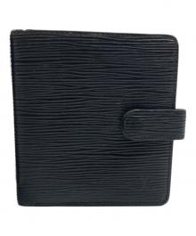 LOUIS VUITTON（ルイ ヴィトン）の古着「2つ折り財布」｜ブラック