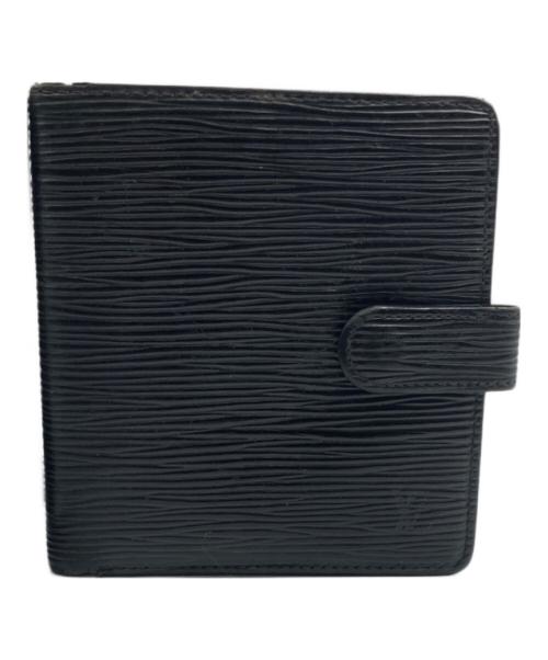 LOUIS VUITTON（ルイ ヴィトン）LOUIS VUITTON (ルイ ヴィトン) 2つ折り財布 ブラックの古着・服飾アイテム