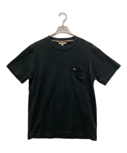 BURBERRY LONDON（バーバリーロンドン）BURBERRY LONDON (バーバリーロンドン) ポケットTシャツ ブラック サイズ:Sの古着・服飾アイテム