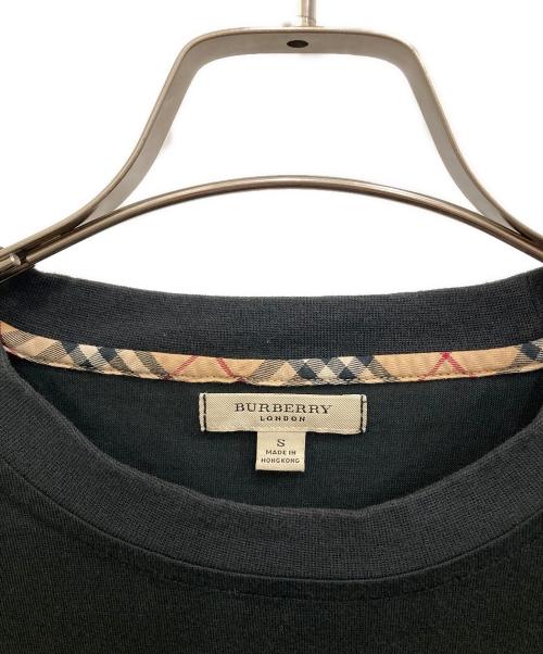 BURBERRY LONDON（バーバリーロンドン）BURBERRY LONDON (バーバリーロンドン) ポケットTシャツ ブラック サイズ:Sの古着・服飾アイテム