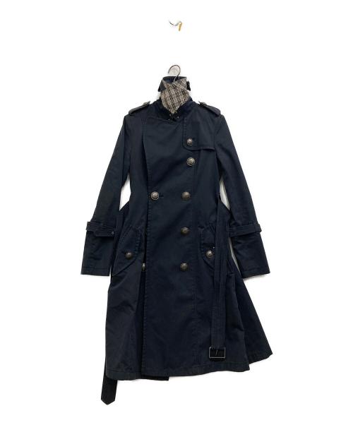 BURBERRY BLUE LABEL（バーバリー ブルー レーベル）BURBERRY BLUE LABEL (バーバリー ブルー レーベル) トレンチコート ネイビー サイズ:36の古着・服飾アイテム