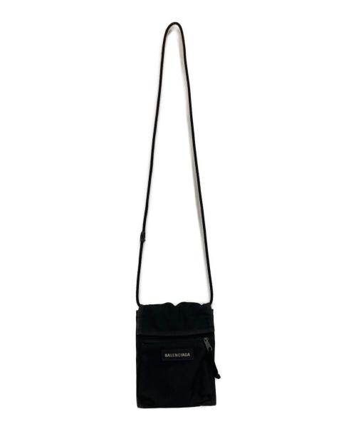 BALENCIAGA（バレンシアガ）BALENCIAGA (バレンシアガ) ナイロンエクスプローラーポーチ ブラックの古着・服飾アイテム