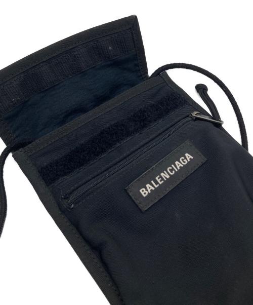 BALENCIAGA（バレンシアガ）BALENCIAGA (バレンシアガ) ナイロンエクスプローラーポーチ ブラックの古着・服飾アイテム