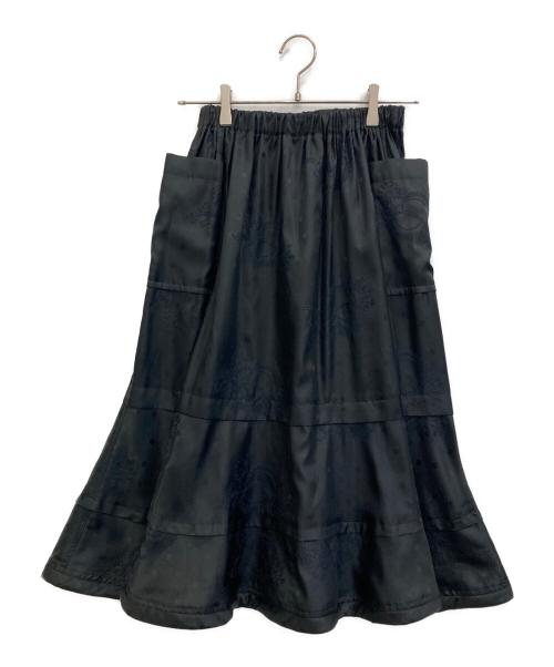 tricot COMME des GARCONS（トリココムデギャルソン）tricot COMME des GARCONS (トリココムデギャルソン) ドット刺繍イージースカート ブラック サイズ:FREEの古着・服飾アイテム