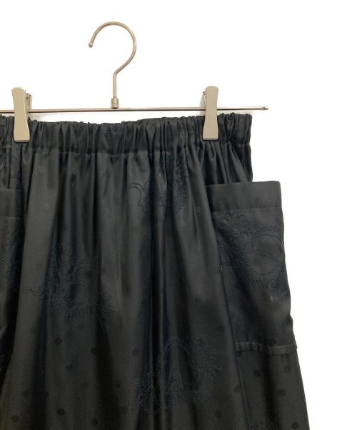 tricot COMME des GARCONS（トリココムデギャルソン）tricot COMME des GARCONS (トリココムデギャルソン) ドット刺繍イージースカート ブラック サイズ:FREEの古着・服飾アイテム