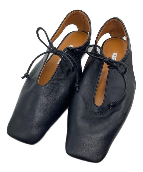Pippichic（ピッピシック）Pippichic (ピッピシック) フラットシューズ ブラック サイズ:SIZE 37 1/2の古着・服飾アイテム