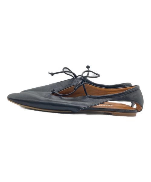 Pippichic（ピッピシック）Pippichic (ピッピシック) フラットシューズ ブラック サイズ:SIZE 37 1/2の古着・服飾アイテム