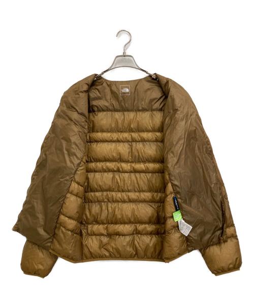THE NORTH FACE（ザ ノース フェイス）THE NORTH FACE (ザ ノース フェイス) EXP-Parcel Down Cardigan ブラウン サイズ:Lの古着・服飾アイテム