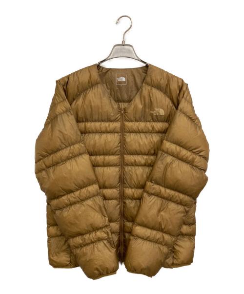 THE NORTH FACE（ザ ノース フェイス）THE NORTH FACE (ザ ノース フェイス) EXP-Parcel Down Cardigan ブラウン サイズ:Lの古着・服飾アイテム