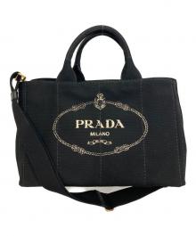PRADA（プラダ）の古着「カナパトートバッグ」｜ブラック