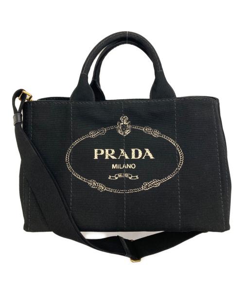 PRADA（プラダ）PRADA (プラダ) カナパトートバッグ ブラックの古着・服飾アイテム