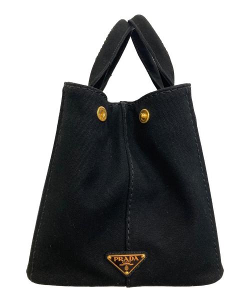 PRADA（プラダ）PRADA (プラダ) カナパトートバッグ ブラックの古着・服飾アイテム