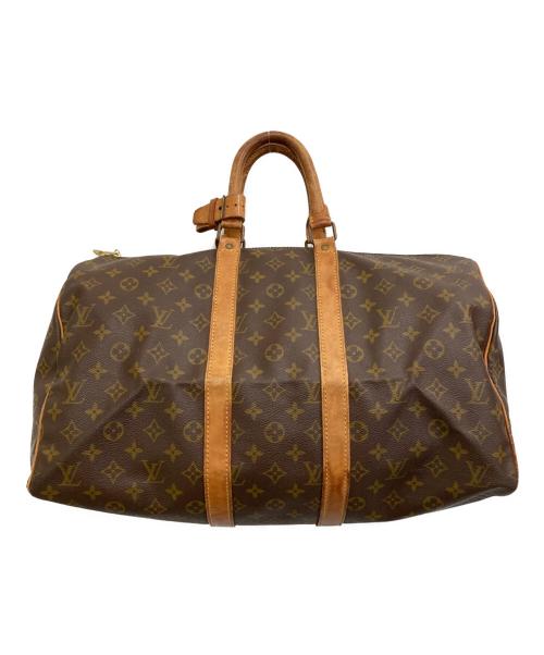LOUIS VUITTON（ルイ ヴィトン）LOUIS VUITTON (ルイ ヴィトン) トラベルバッグ ブラウンの古着・服飾アイテム