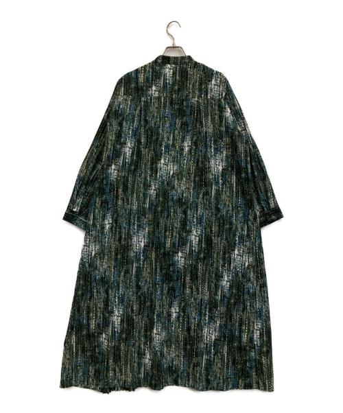 SUM1 STYLE（スミスタイル）SUM1 STYLE (スミスタイル) 総柄ワンピース グリーン サイズ:Fの古着・服飾アイテム