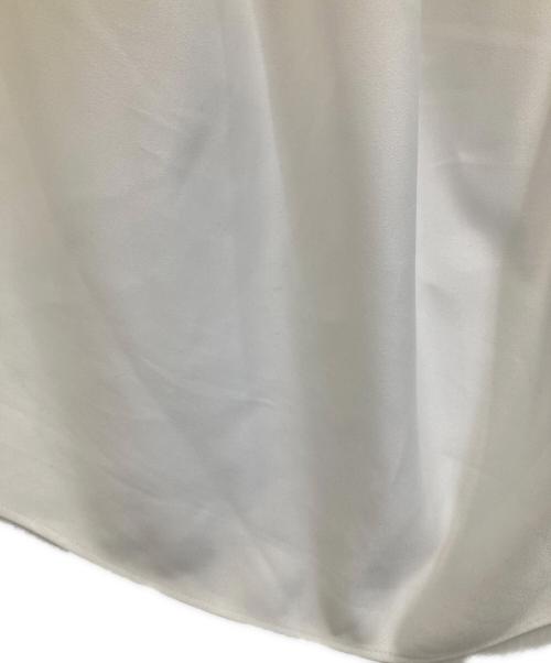 YOKO CHAN（ヨーコチャン）YOKO CHAN (ヨーコチャン) ギャザーカットソー ホワイト サイズ:38の古着・服飾アイテム
