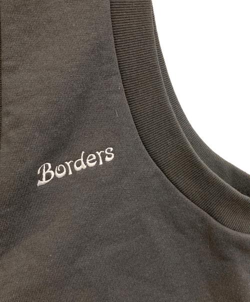 BORDERS at BALCONY（ボーダーズアットバルコニー）BORDERS at BALCONY (ボーダーズアットバルコニー) ノースリーブスウェット グレー サイズ:36の古着・服飾アイテム