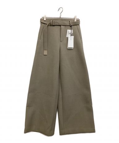 【中古】sacai サカイ 23SS プリーツショーツ ベージュ2 中古・古着通販】sacai (サカイ) 23AW Suiting Bonding Pants ベージュ