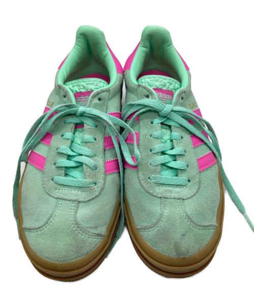 adidas（アディダス）adidas (アディダス) GAZELLE BOLD/ローカットスニーカー ピンク×ミントグリーン サイズ:23の古着・服飾アイテム
