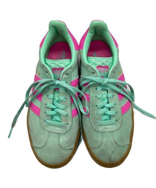 adidas（アディダス）adidas (アディダス) GAZELLE BOLD/ローカットスニーカー ピンク×ミントグリーン サイズ:23の古着・服飾アイテム