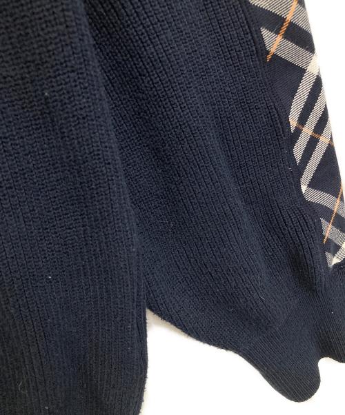 BURBERRY LONDON（バーバリーロンドン）BURBERRY LONDON (バーバリーロンドン) クルーネックニット ネイビー サイズ:Lの古着・服飾アイテム