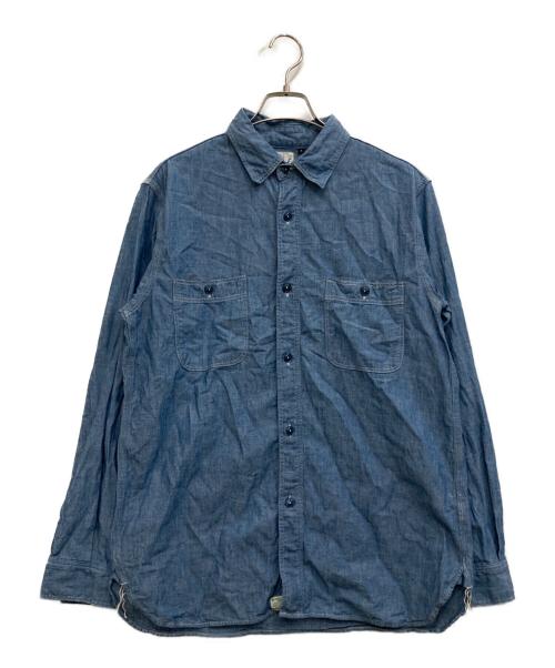 orSlow（オアスロウ）orSlow (オアスロウ) VINTAGE FIT CHAMBRAY WORK SHIRT インディゴ サイズ:4の古着・服飾アイテム