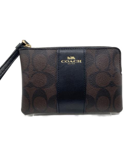 COACH（コーチ）COACH (コーチ) ポーチ ブラウンの古着・服飾アイテム