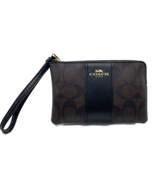 COACH（コーチ）COACH (コーチ) ポーチ ブラウンの古着・服飾アイテム