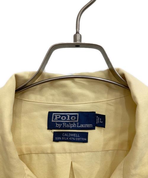 POLO RALPH LAUREN（ポロ・ラルフローレン）POLO RALPH LAUREN (ポロ・ラルフローレン) オープンカラーシャツ イエロー サイズ:Ｌの古着・服飾アイテム