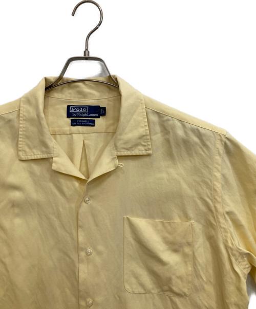 POLO RALPH LAUREN（ポロ・ラルフローレン）POLO RALPH LAUREN (ポロ・ラルフローレン) オープンカラーシャツ イエロー サイズ:Ｌの古着・服飾アイテム