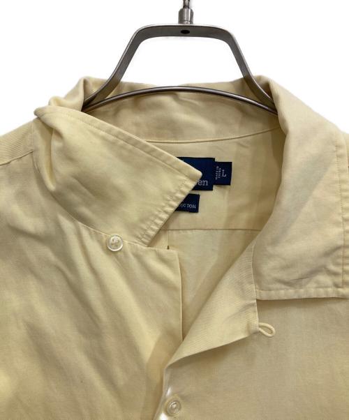 POLO RALPH LAUREN（ポロ・ラルフローレン）POLO RALPH LAUREN (ポロ・ラルフローレン) オープンカラーシャツ イエロー サイズ:Ｌの古着・服飾アイテム