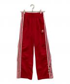 adidasアディダス）の古着「ブーツカットトラックパンツ」｜レッド