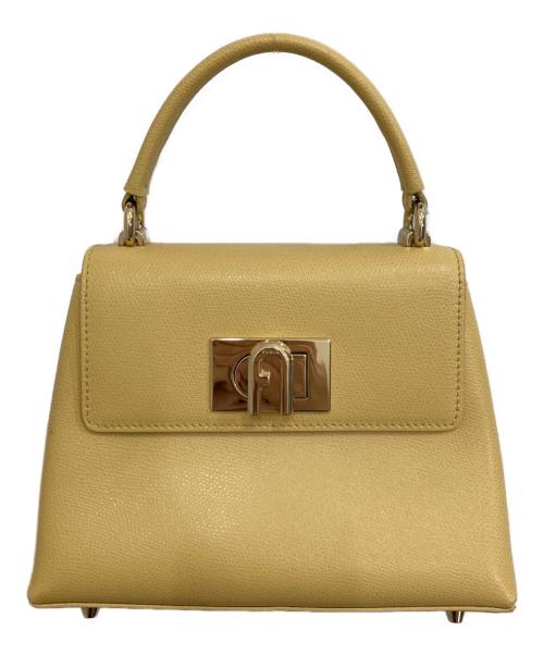 FURLA（フルラ）FURLA (フルラ) 2wayハンドバッグ イエローの古着・服飾アイテム