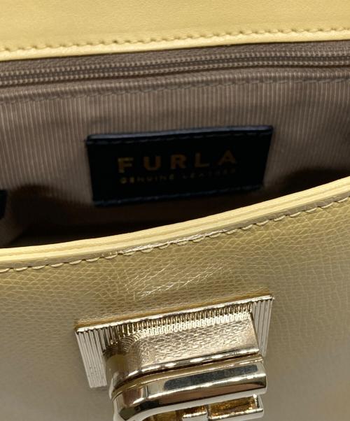 FURLA（フルラ）FURLA (フルラ) 2wayハンドバッグ イエローの古着・服飾アイテム