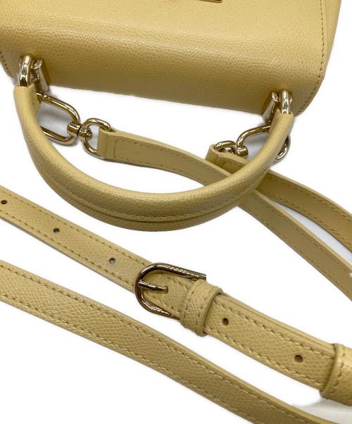 FURLA（フルラ）FURLA (フルラ) 2wayハンドバッグ イエローの古着・服飾アイテム