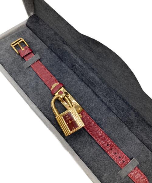 HERMES（エルメス）HERMES (エルメス) 腕時計 ボルドーの古着・服飾アイテム