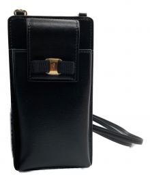 Salvatore Ferragamo（サルヴァトーレ フェラガモ）の古着「スマートフォンケース」｜ブラック
