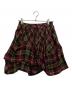 Vivienne Westwood RED LABEL（ヴィヴィアンウエストウッドレッドレーベル）の古着「チェックミニスカート」｜ボルドー