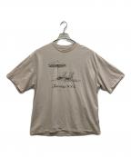 Saturdays NYCサタデーズ ニューヨークシティ）の古着「Tシャツ」｜ベージュ